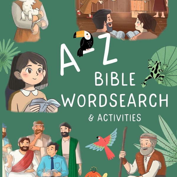 Digital JW Kids A-Z Bible Wordsearch & Activities Book
