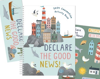 Declare the Good News Kids Activity Book FREE Sticker & Bookmark 2024 Convention JW