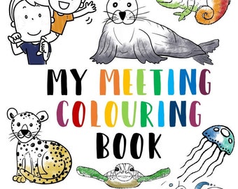 DIGITAL Meeting Colouring Book Under 5's JW Kids Personal Use Only