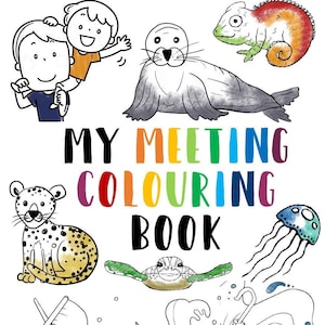 DIGITAL Meeting Colouring Book Under 5's JW Kids Personal Use Only