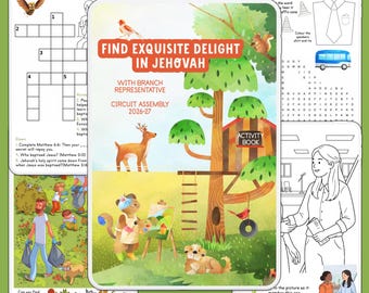 DIGITAL Find Exquisite Delight in Jehovah Activity Book Circuit Assembly JW
