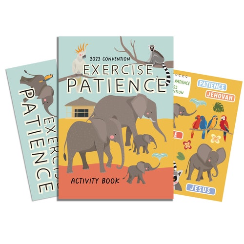 JW 2023 Kid's exercise Patience Convention Etsy