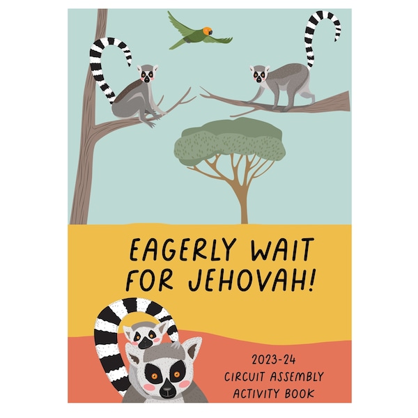 DIGITAL Kids Eagerly Wait for Jehovah Circuit Assembly Activity Book 23-24