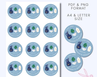 Digital Printable Precious To Jehovah Sticker Sheet JW