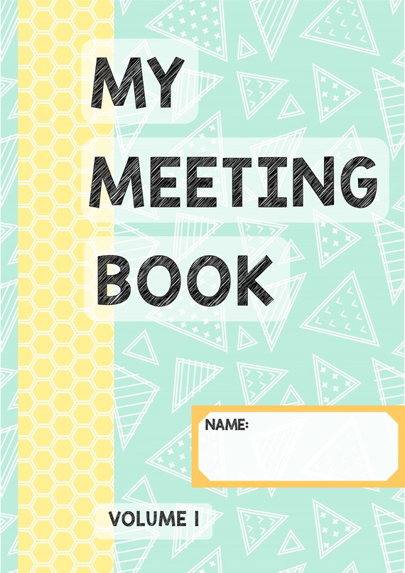 DIGITAL Meeting Book Volume 1 Childrens Activity Book JW Etsy
