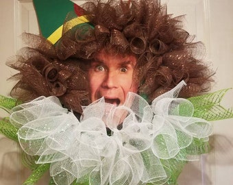 Buddy The Elf Wreath Etsy