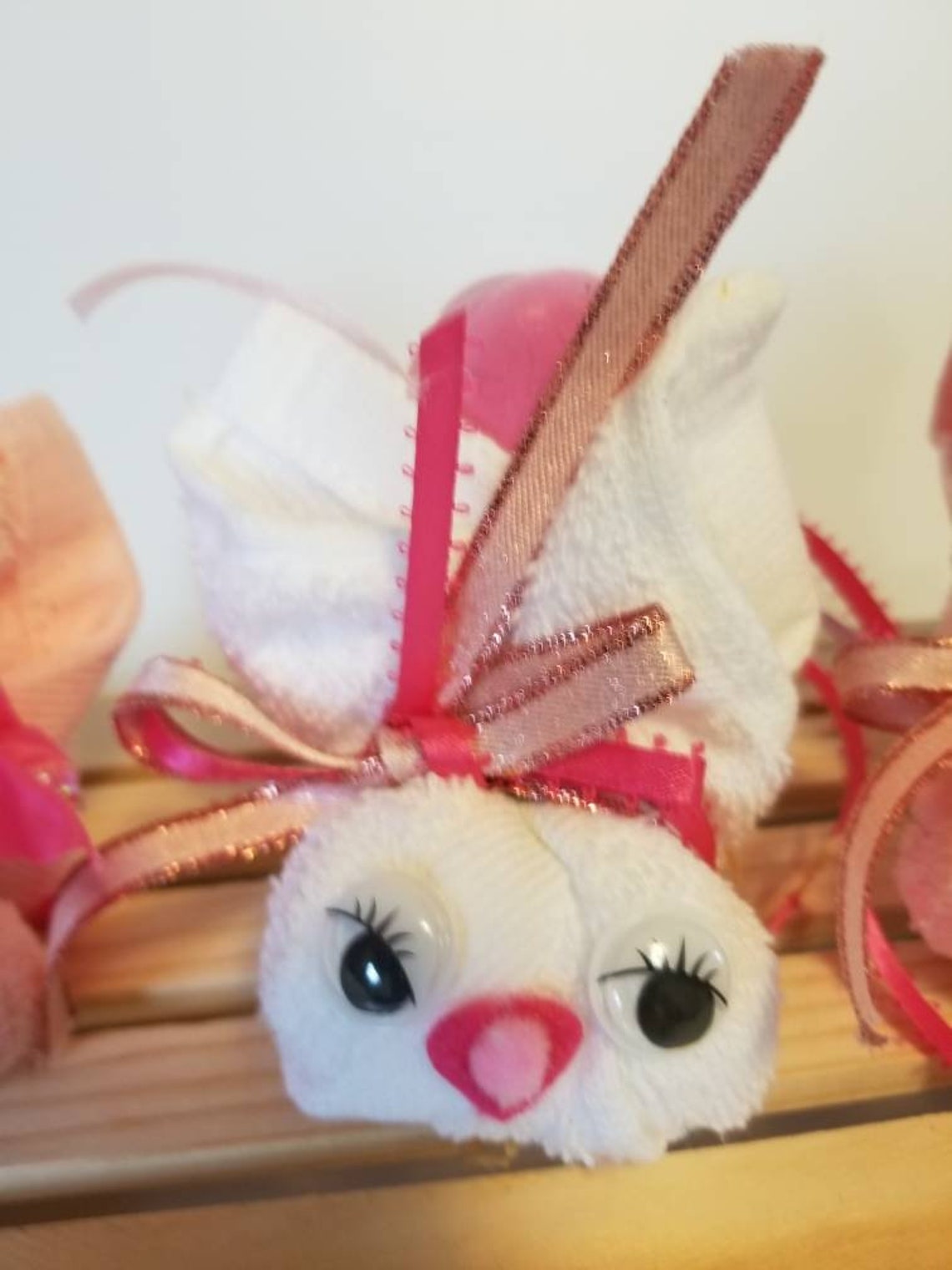 Washcloth Bunnies Washcloth bunny Easter bunny Easter Etsy