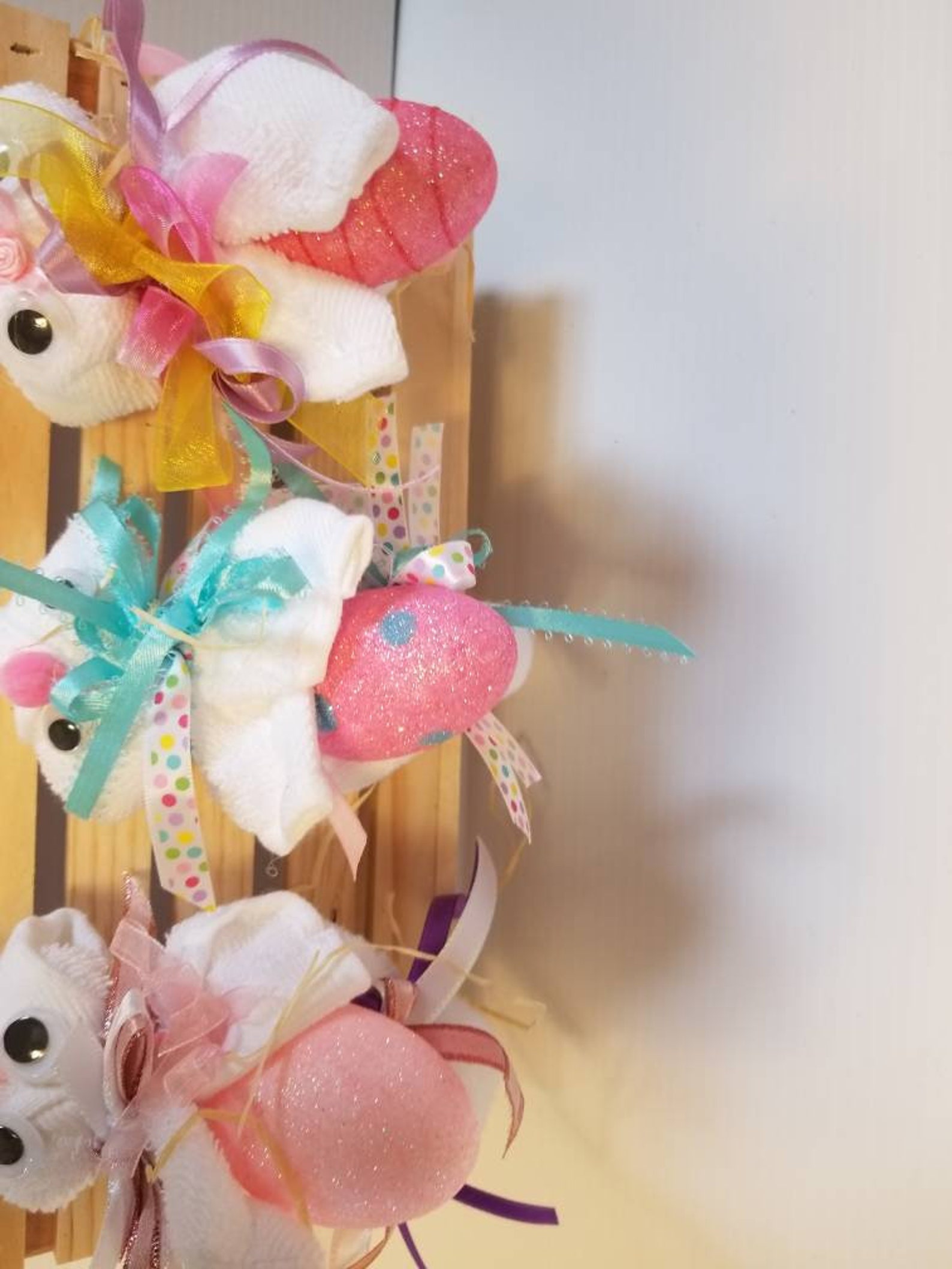 Washcloth Bunnies Washcloth Bunny Easter Bunny Easter Etsy