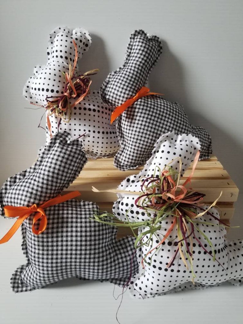 Buffalo check bunny fabric bunny buffalo plaid bunny easter  etsy Buffalo check bunny fabric bunny buffalo plaid bunny easter  etsy