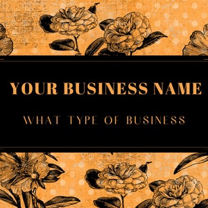 Editable Digital Business Card Template Customizable Super Quick and Easy Digital Download.