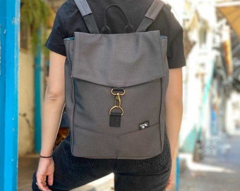 Mini Student Backpack Dark Gray