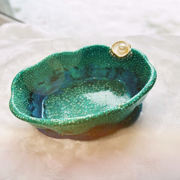 Green Soap Dish Etsy