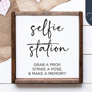 Selfie Station Svg | Fotoständer Station Druckbare | Hochzeitsdekoration | Für den neuen Mr und Mrs | Hochzeitspaket Vorlage | Bauernhaus Hochzeit