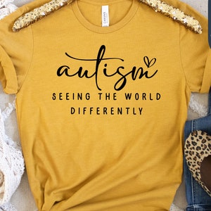 Autism Seeing The World Differently Svg | Neurodiversity Shirt Svg | April Svg | Autism Mom Shirt Svg | Mental Health Svg | PNG | Cricut