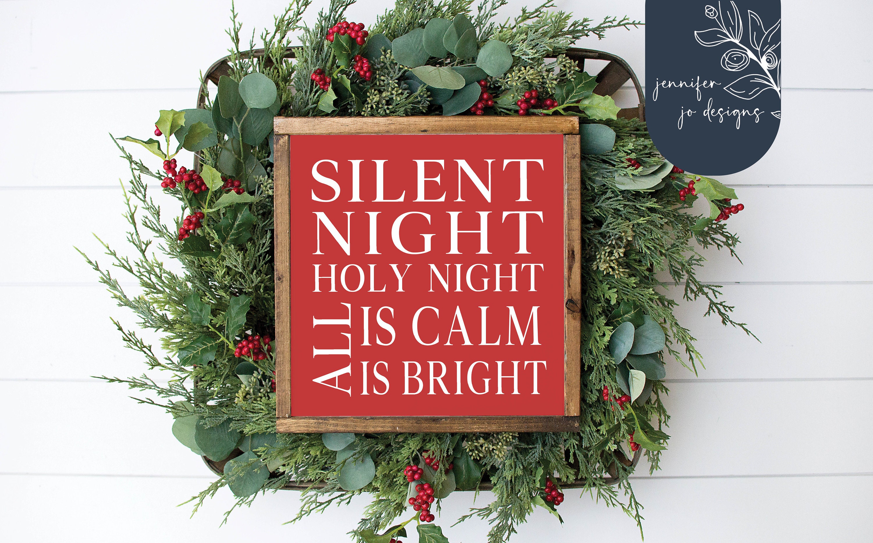 Oh Holy Night Church Pillow | Little Birdie