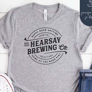 Hearsay Brewing Co Svg | Johnny Svg | Gerechtigheid voor Johnny Svg | Thats Hearsay I Guess Svg | Bezwaar Van horen zeggen Svg | | Cricut Silhouet