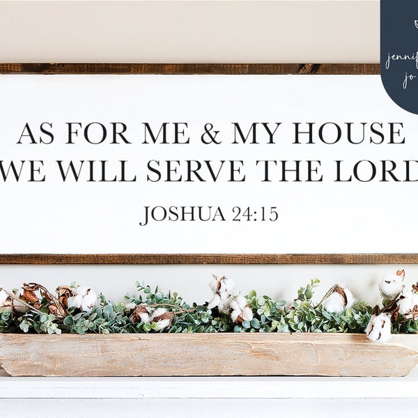 As for Me and My House - Etsy