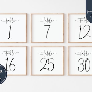 Receptie tafel nummers Svg | Rustieke Bruiloft Svg | Trouwtafel nummers Svg | Trouwbundel Svg | Moderne bruiloft kalligrafie | PNG-bestand