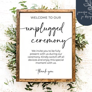 Unplugged Ceremony Svg | Unplugged Ceremony Printable | Mr Mrs Est 2022 | Modern Calligraphy | Family Name Monogram Svg | Instant Download