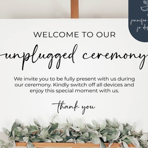 Unplugged Ceremony Svg | Unplugged Ceremony Printable | Mr Mrs Est 2022 | Modern Calligraphy | Family Name Monogram Svg | Instant Download