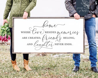 Home Where Love Resides Svg | Living Room Svg | Family Room Svg |  Living Room Svg | Above Couch Svg | PNG | DXF | Cricut | Silhouette Cameo