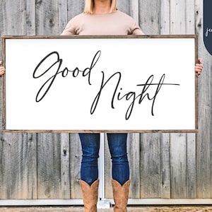 Good Night Svg / Bedroom Sign Svg / Nursery Svg  / Home SVG / Farmhouse Cut File / Digital Cut Files / Love Svg / Cricut
