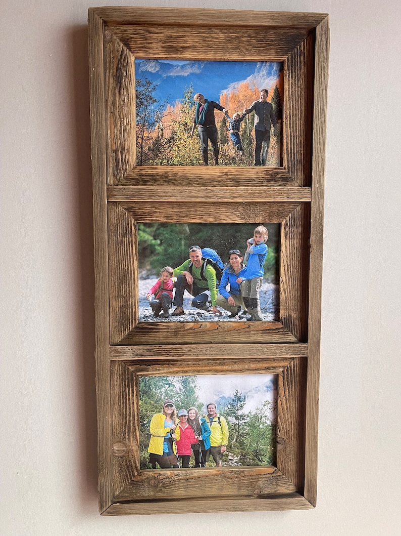 Separates Frame Handmade Reclaimed Wood Collage Frame - Rustic Farmhouse Decor - Etsy