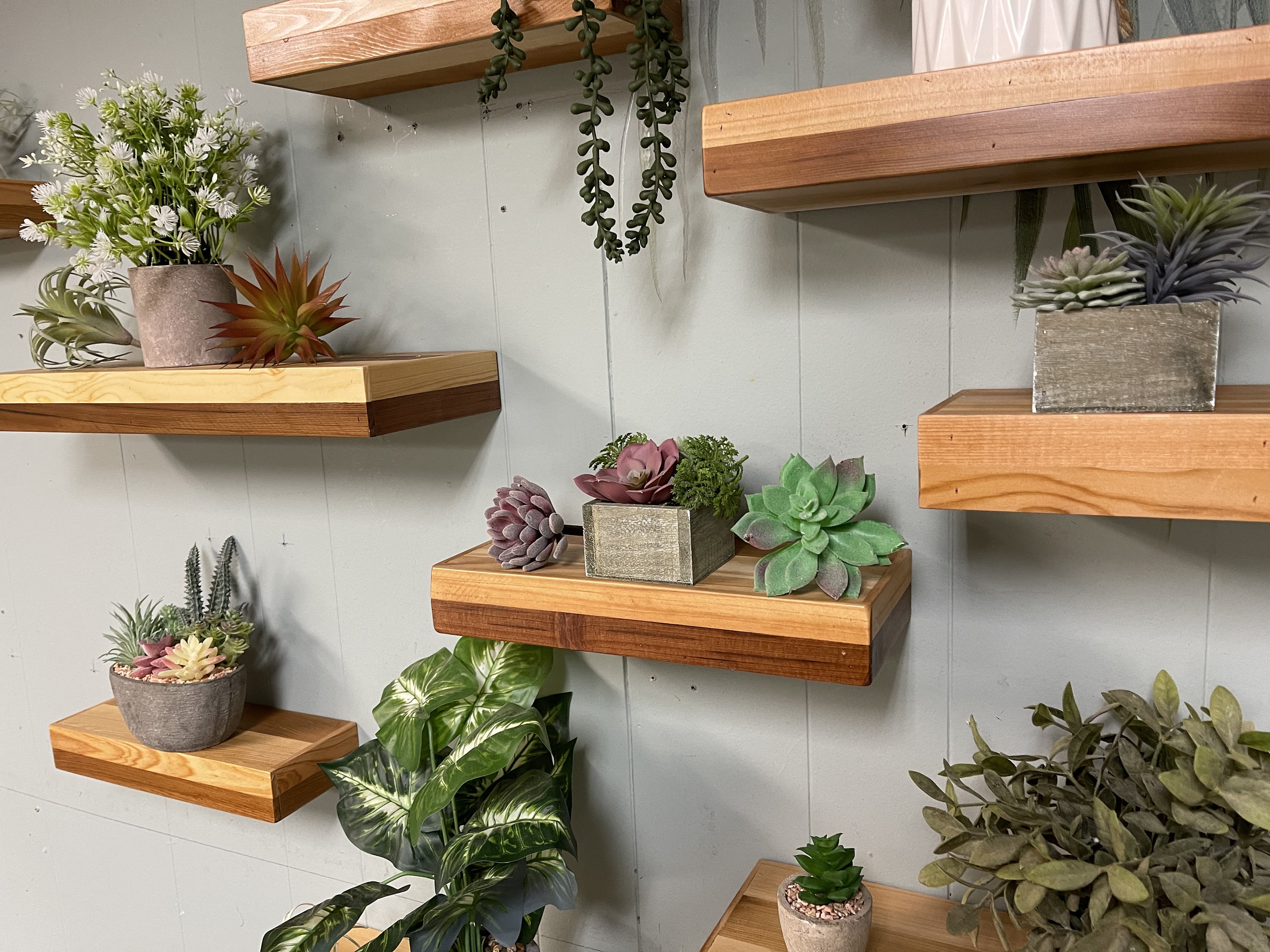 Floating Shelves Reclaimed Wood Wall Hanging Wall Decor Etsy