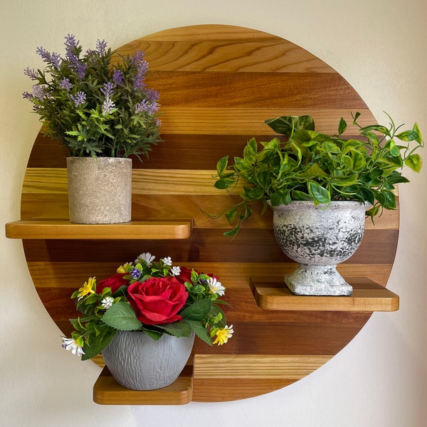 24 Round Wall Planter Etsy