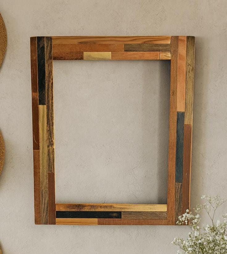 Rustic Photo Frames Rustic Reclaimed Wood Picture Frame – Handmade Farmhouse Wall Decor - Etsy