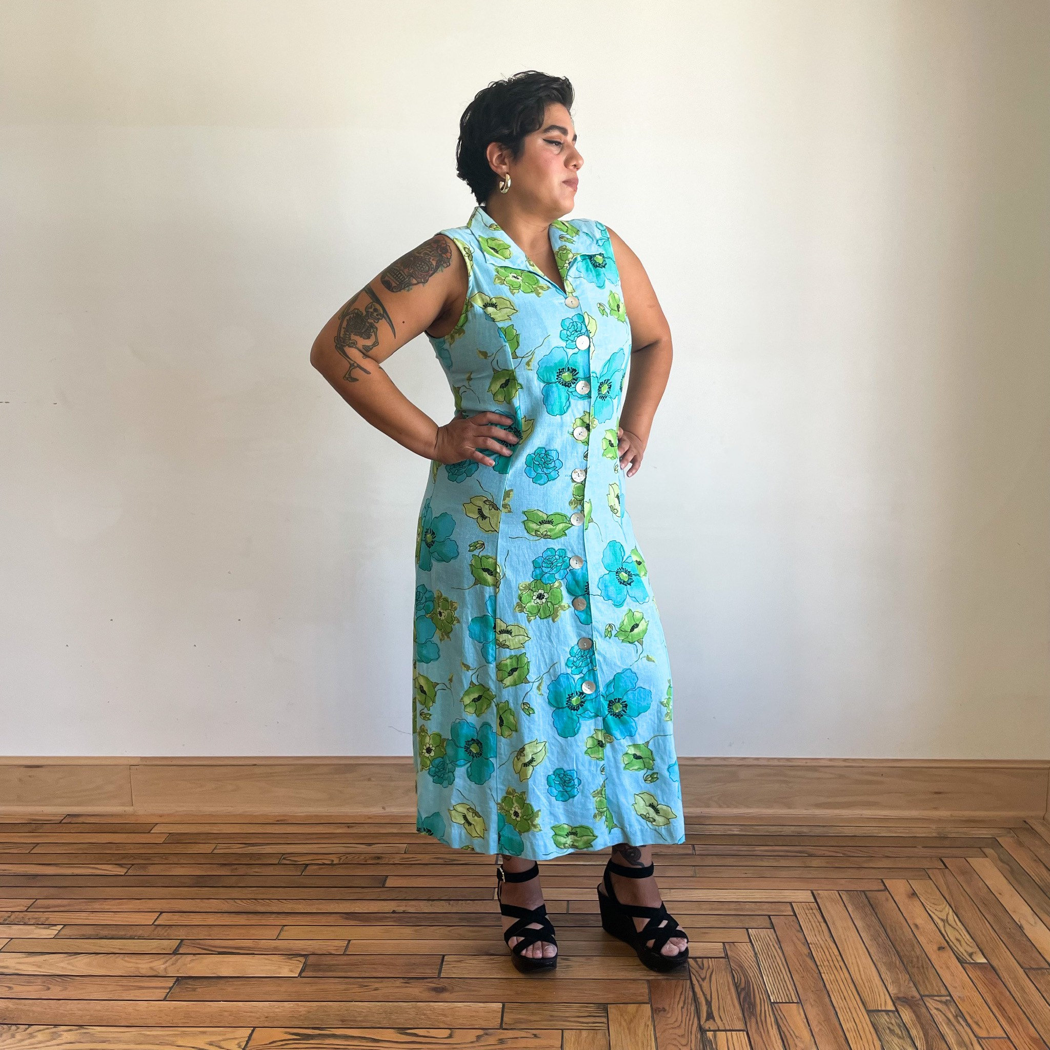 ワンピース Y/PROJECT Woman Dress Blue 104DR006 BLUEBLACK Y/Project Outlet: Dress woman - Blue | Y/Project dress