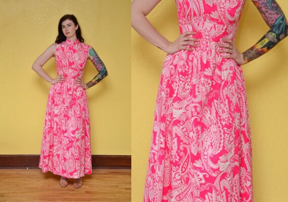pink hippie dress
