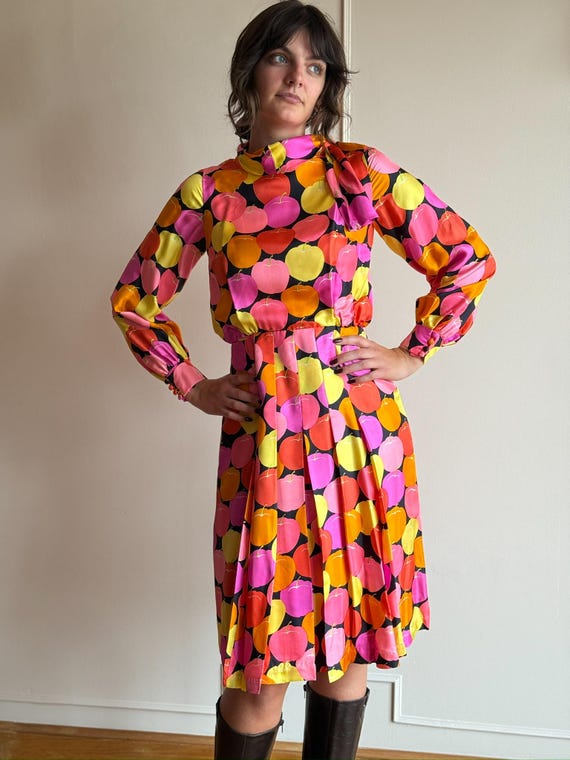 60s silk dress Blue Silk Dress 60s Party Dress Iridescent Midi Dress A Line Short Sleeve A-line Formal Evening Cocktail Aline Vintage 1960s Extra Small Xs