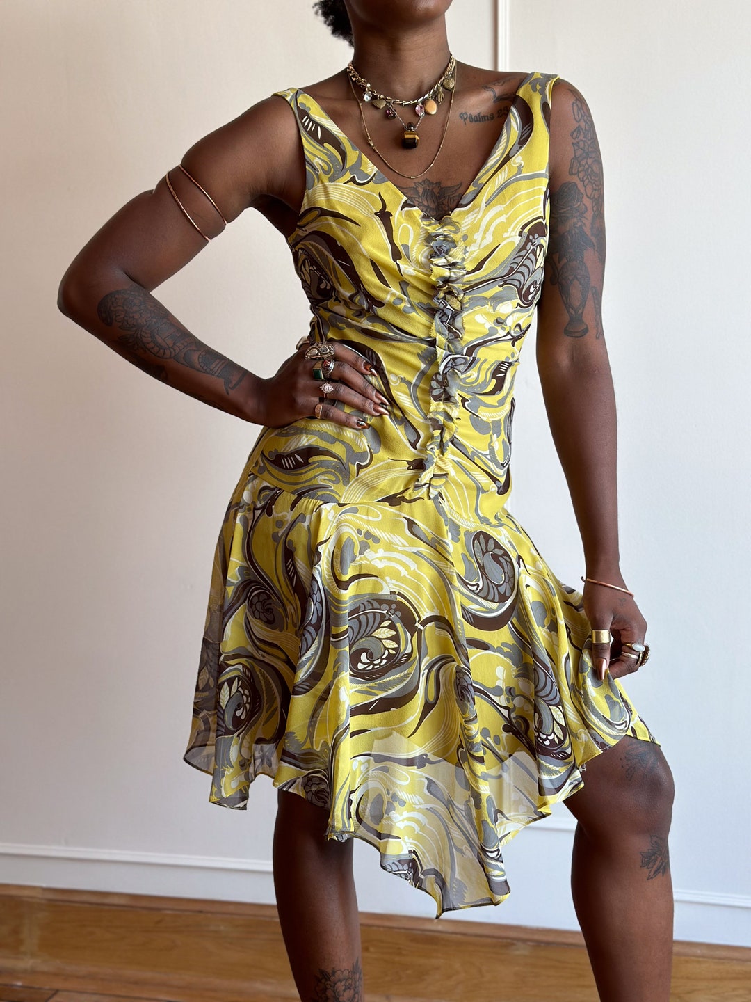 papier パピエAlso Bottom Dress 24SS Belle Sequin Lace Panel Midi Dress | Tadashi Shoji