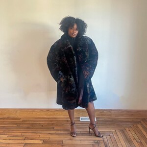Jewel trim hotsell fur coat