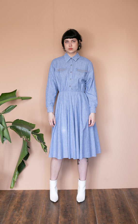 cowgirl denim dress