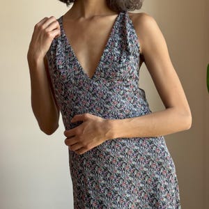 70s knit maxi dress / gray sparkle glam disco strappy halter backless occasion dress