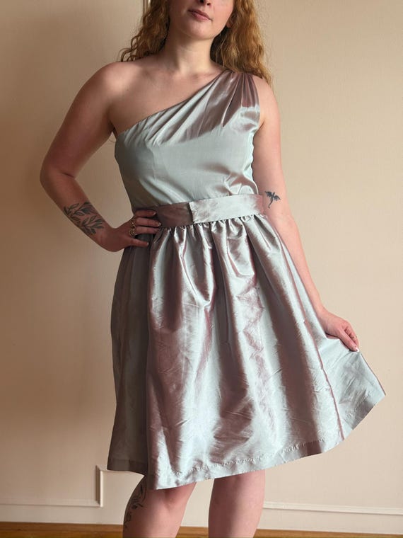 pleated halter dress PEACH NECK CHIFFON | CULT MIA Newly-Imported Beden:12 fuller skirt allows room Tulle Corset Dress with
