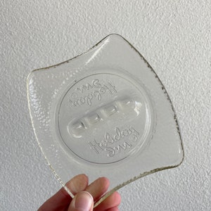 Vintage Clear Glass Holiday Inn Ashtray Vintage Ashtray Mid Century Modern MCM image 3