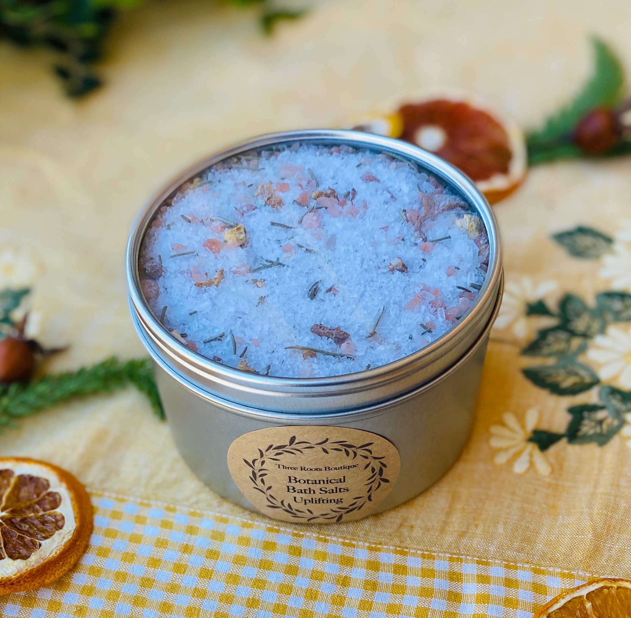 Uplifting Botanical Bath Salts | Etsy