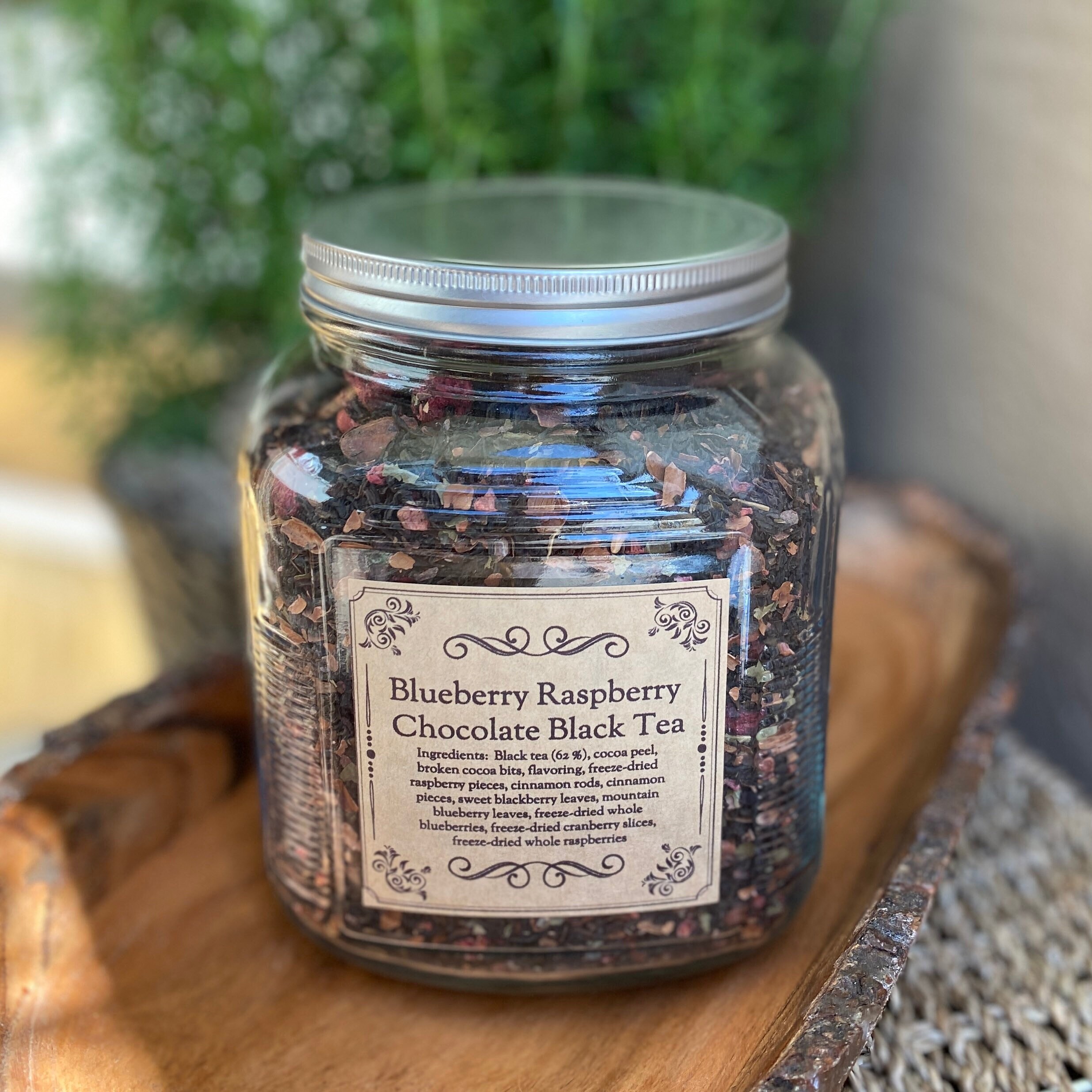 Blueberry Raspberry Chocolate Black Tea - Etsy