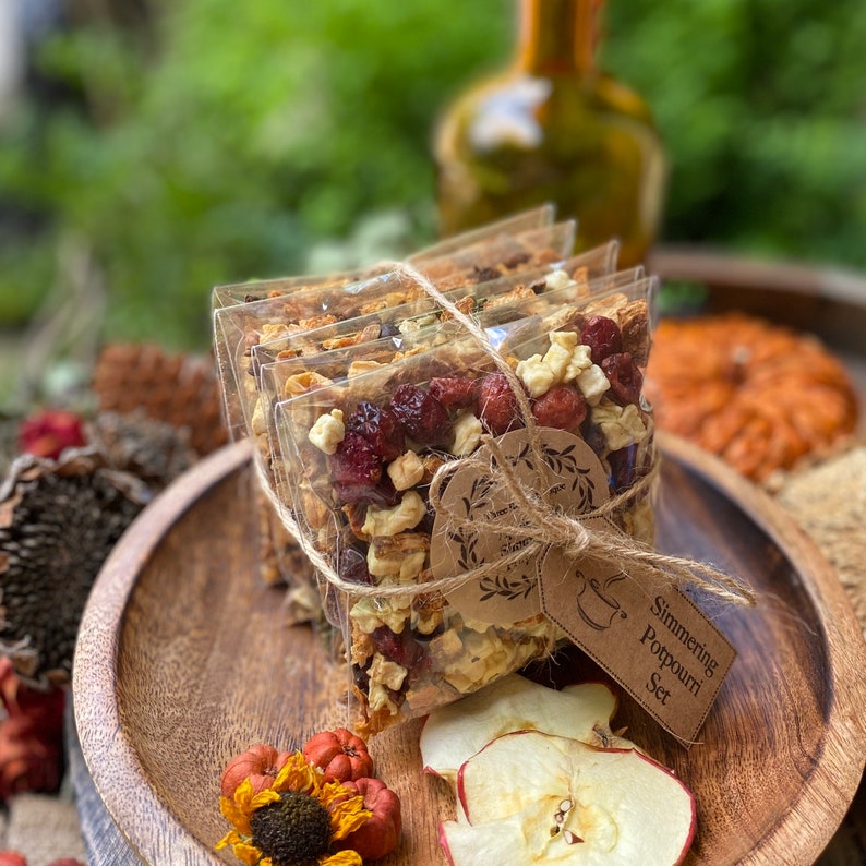 Set of 5 Simmering Potpourri in Bags Etsy