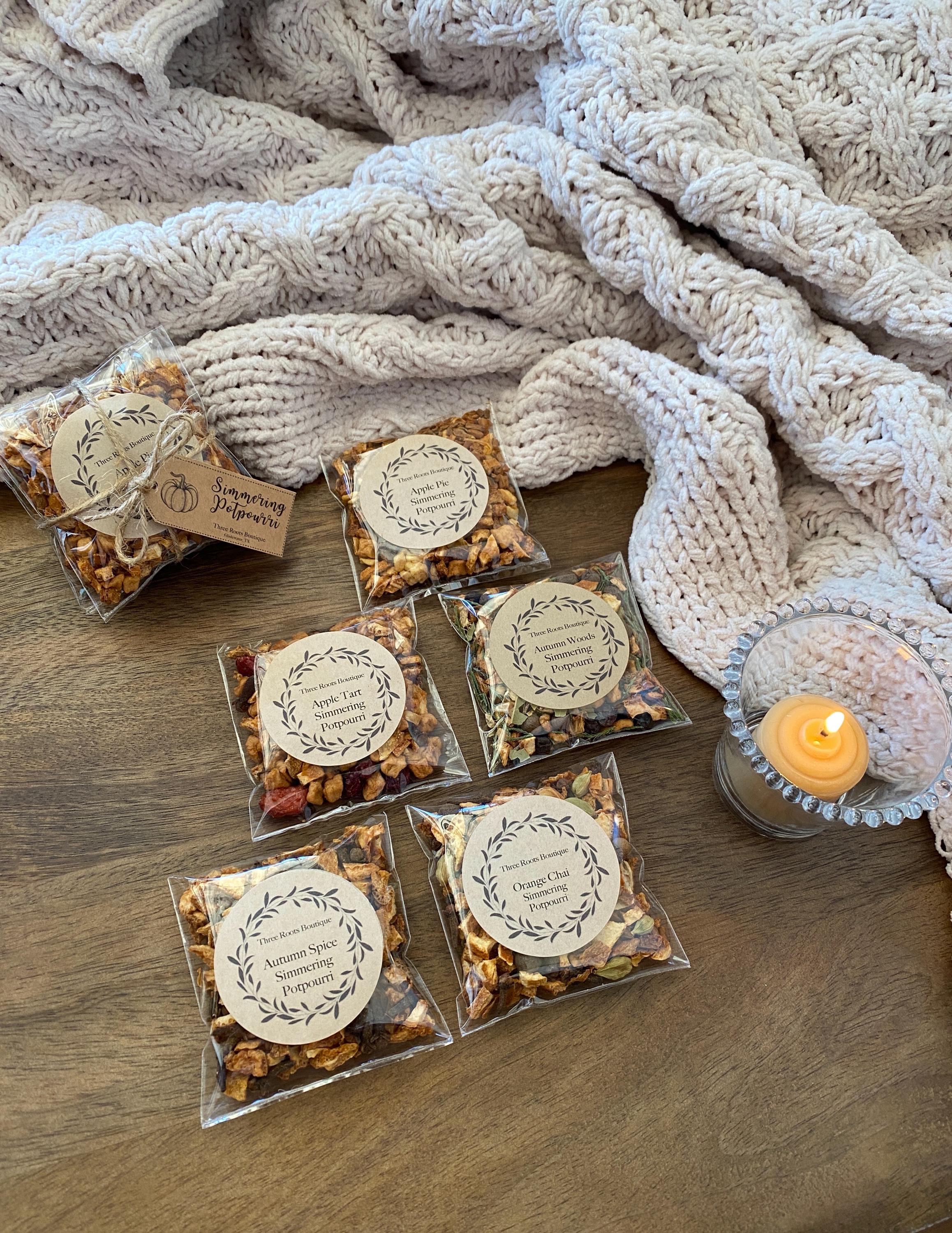 Set Of Autumn Simmering Potpourri in Bags | 3 Or 5