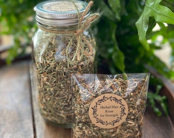 Herbal Hair Rinse for Strength