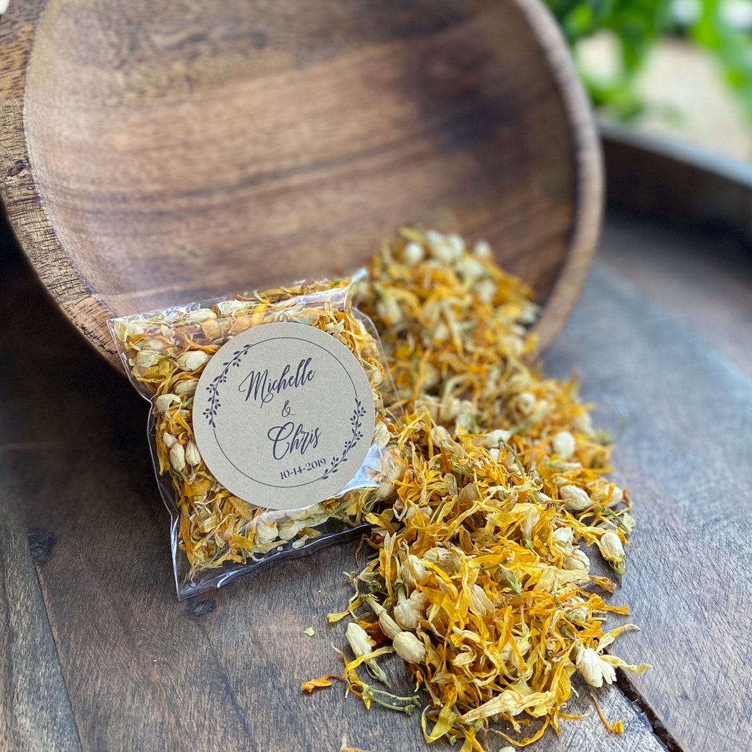 Flower Confetti Jasmine & Calendula Etsy