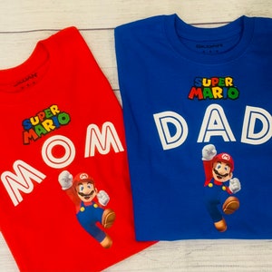 Luigi Birthday Shirt Super Mario Birthday Shirt | Etsy