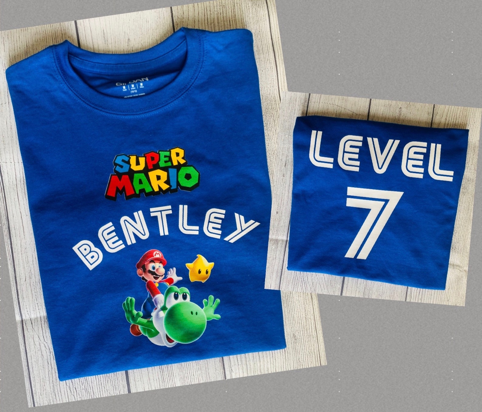 Mario Birthday Shirt Super Mario Birthday Shirt | Etsy