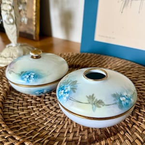 Piatto portaoggetti vintage Richard Ginori: Primavera Floral, ceramica italiana dipinta a mano - Italia