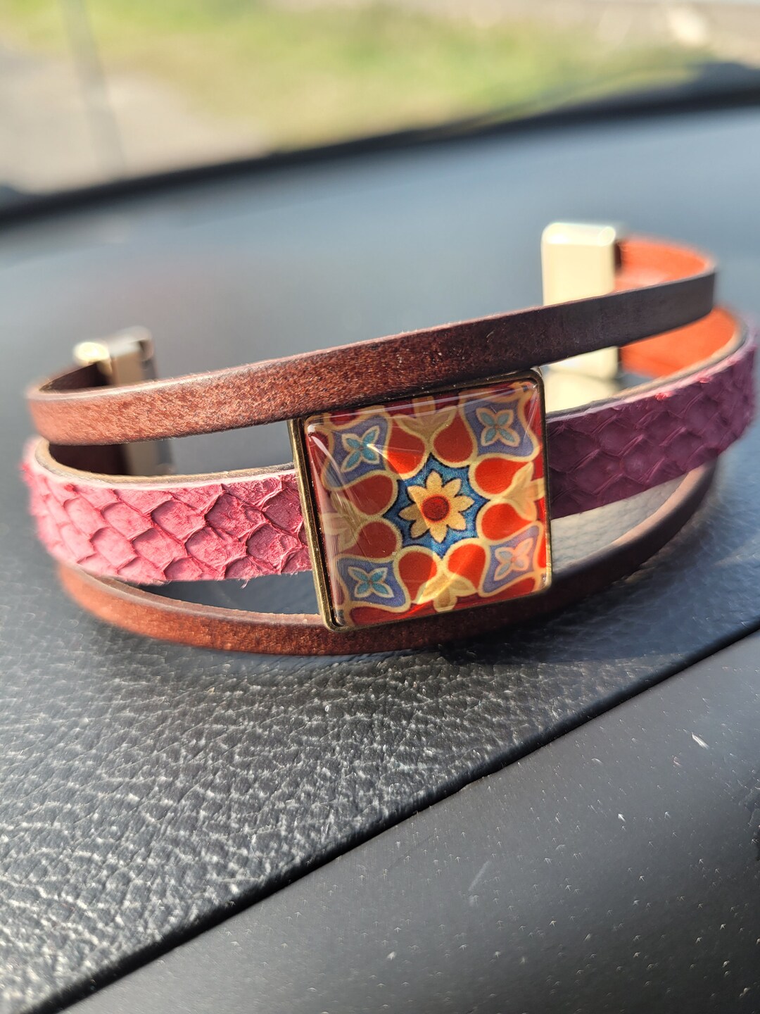Fish Strap Fish Leather Strap With Magnetic Fastener - Etsy Canada
