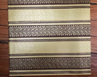 2 Sheets 70s WRAPPING PAPER Mid Century Mod Vintage Never Used